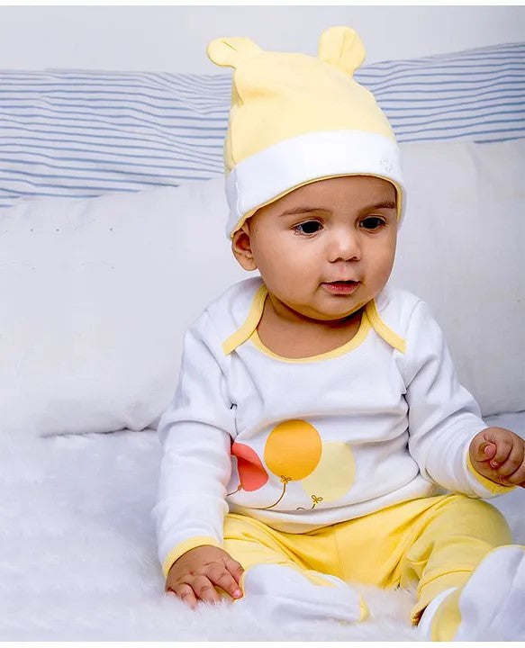 Infant Essentials Gift Set Full Sleeves Yellow - 8 Pieces