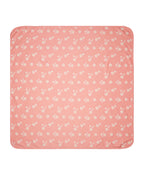 100% Cotton Interlock Baby Wrapper Daisy Print & White Pack of 2