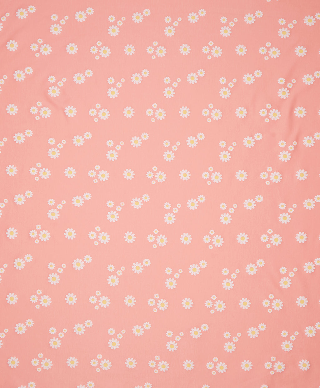 100% Cotton Interlock Baby Wrapper Daisy Print & White Pack of 2