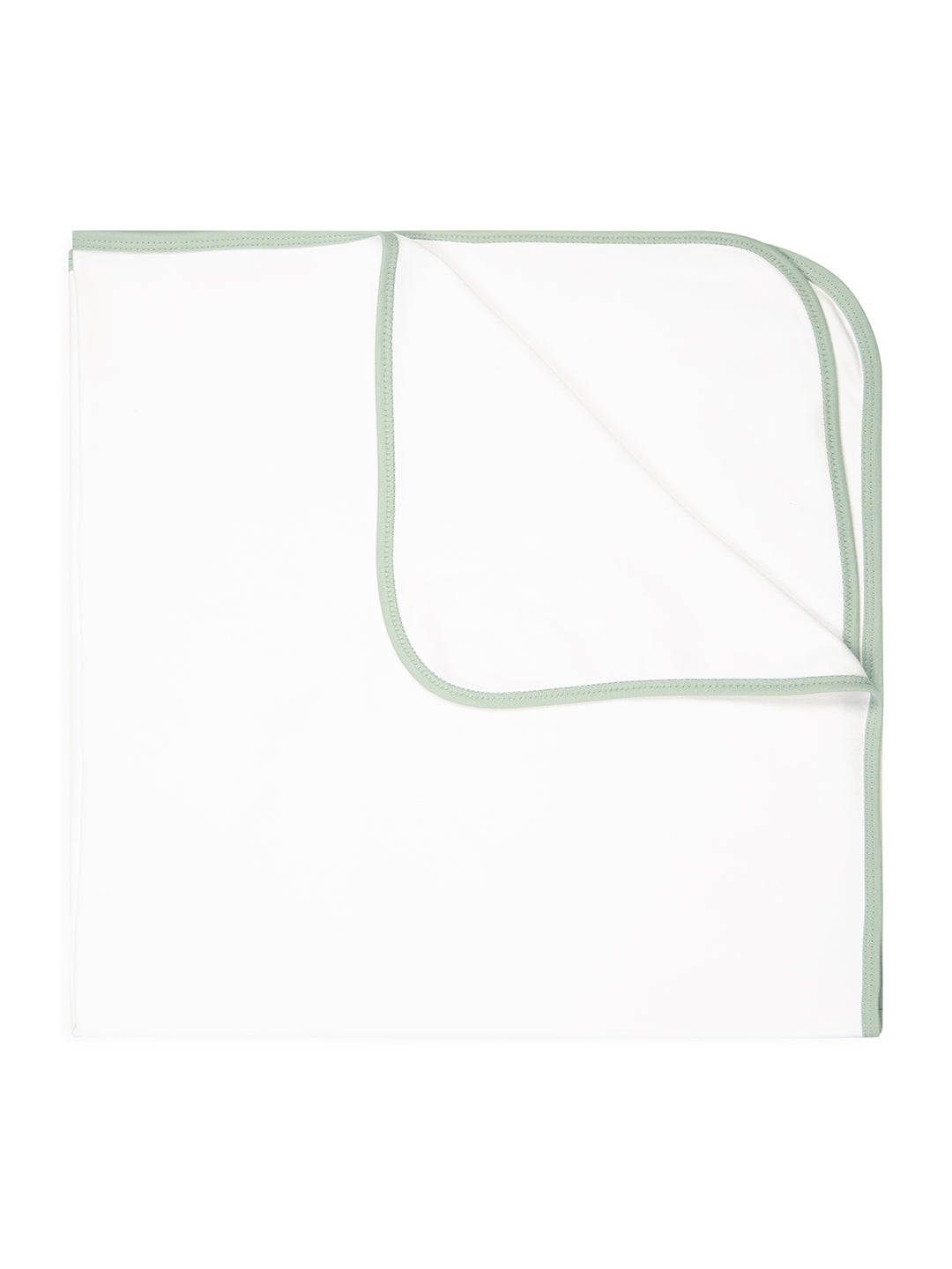 100% Cotton Interlock Baby Wrapper Teepee Print & White Pack of 2