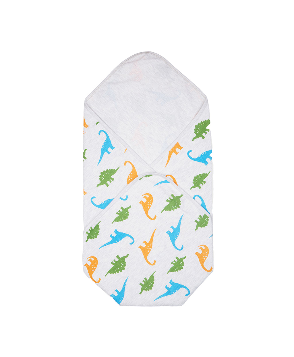 100% Cotton Interlock Baby Wrapper Lemon Print & White Pack of 2
