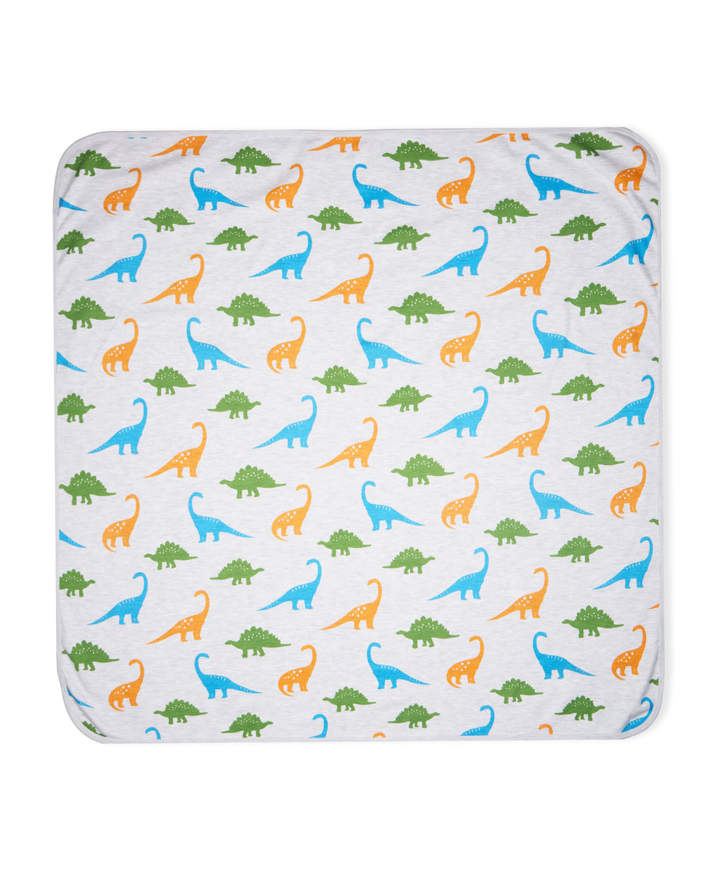 100% Cotton Interlock Baby Wrapper Dino Print & White Pack of 2