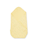 100% Cotton Interlock Baby Wrapper Lemon Print & White Pack of 2