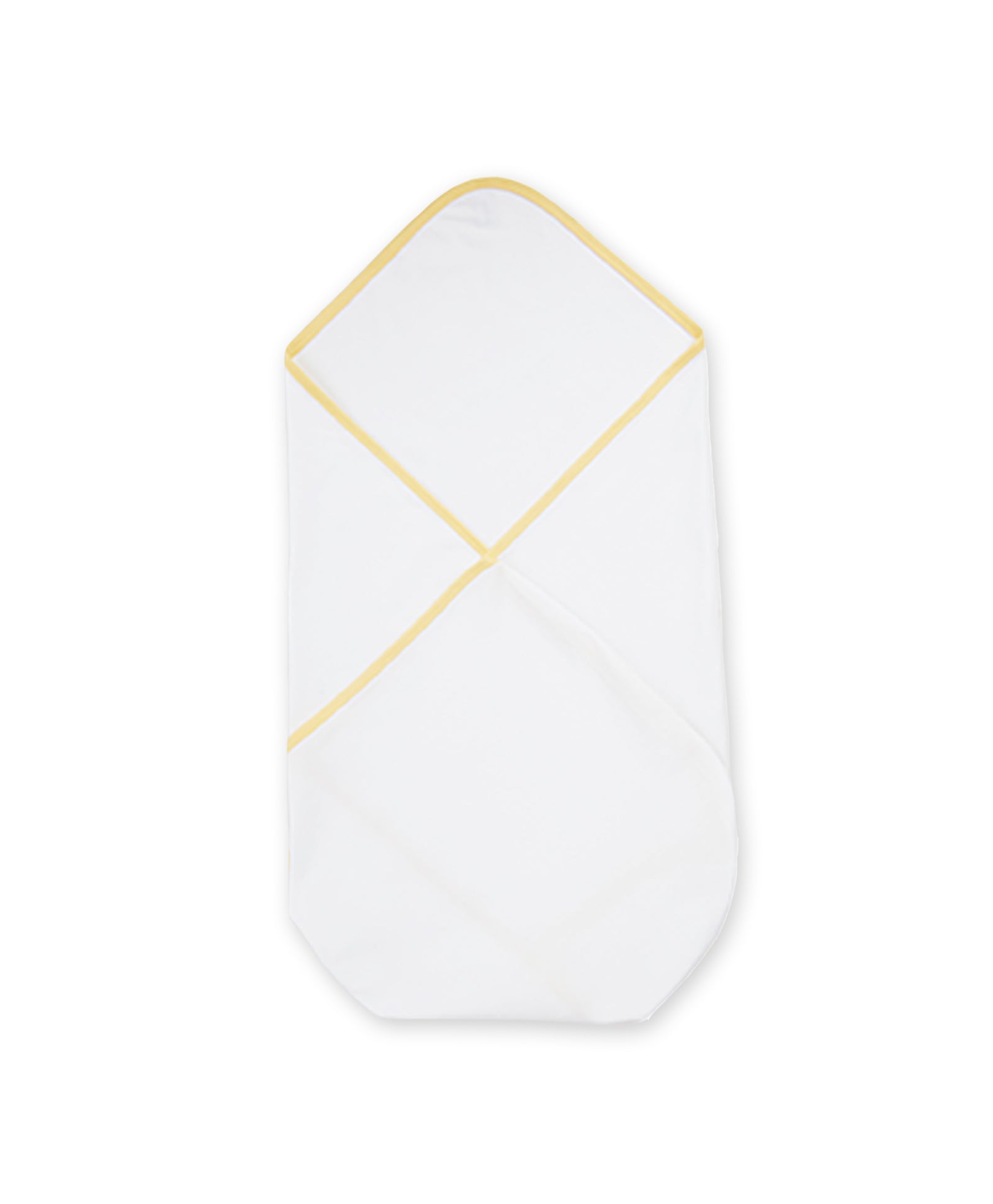 100% Cotton Interlock Baby Wrapper Lemon Print & White Pack of 2