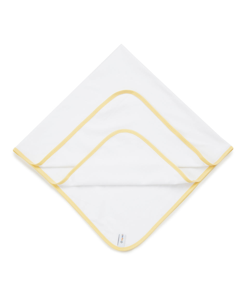 100% Cotton Interlock Baby Wrapper Lemon Print & White Pack of 2