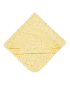 100% Cotton Interlock Baby Wrapper Lemon Print & White Pack of 2