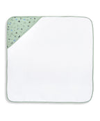 100% Cotton Interlock Hooded Baby Wrapper Teepee Print & White Pack of 2