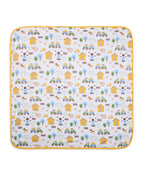 100% Cotton Interlock Hooded Baby Wrapper Barnyard Print & Samoan Sun Pack of 2