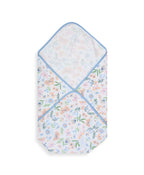 100% Cotton Interlock Baby Wrapper Butterfly Print & Blue Pack of 2