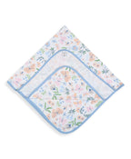 100% Cotton Interlock Baby Wrapper Butterfly Print & Blue Pack of 2