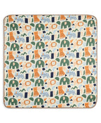 100% Cotton Interlock Baby Wrapper Animal Print & Fawn Pack of 2