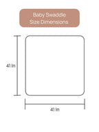3 in 1 Muslin Swaddle Wrapper Pack of 2 (Size 41x41 Inches) Fruit Print & Peach