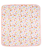 100% Cotton Interlock Hooded Baby Wrapper Fruit Print & Peach Pack of 2