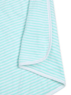 Premium Hooded Towels Luna Balloon & Trunky Embroidery Stripes Pattern - Blue Tint