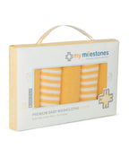 Premium Baby Washcloths – Pack of 5, 100% Cotton Terry, Ultra Soft & Absorbent (Samoan Sun)