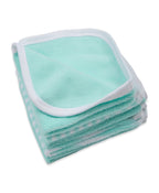 Premium Baby Washcloths – Pack of 5, 100% Cotton Terry, Ultra Soft & Absorbent (Blue Tint)