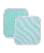 Premium Baby Washcloths – Pack of 5, 100% Cotton Terry, Ultra Soft & Absorbent (Blue Tint)