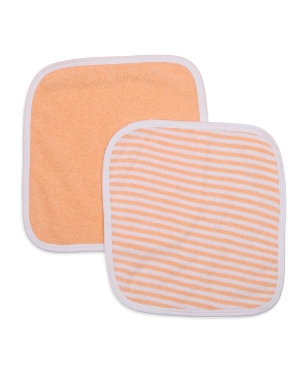 Premium Baby Washcloths – Pack of 5, 100% Cotton Terry, Ultra Soft & Absorbent (Tropical Peach)