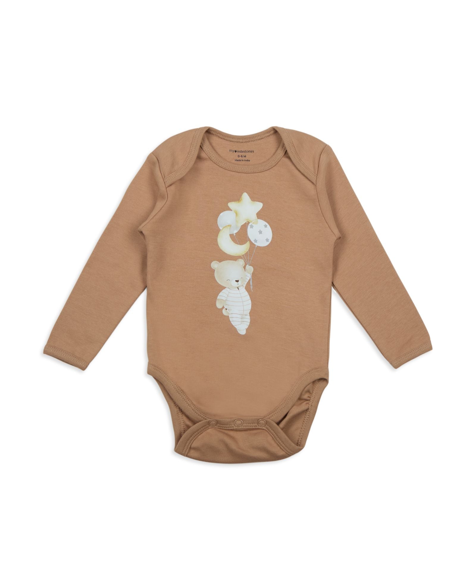 Infant Essentials Gift Set Full Sleeves Fawn - 8 Pieces