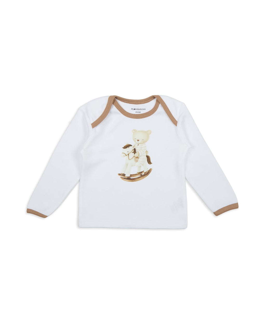 Infant Essentials Gift Set Full Sleeves Fawn - 8 Pieces