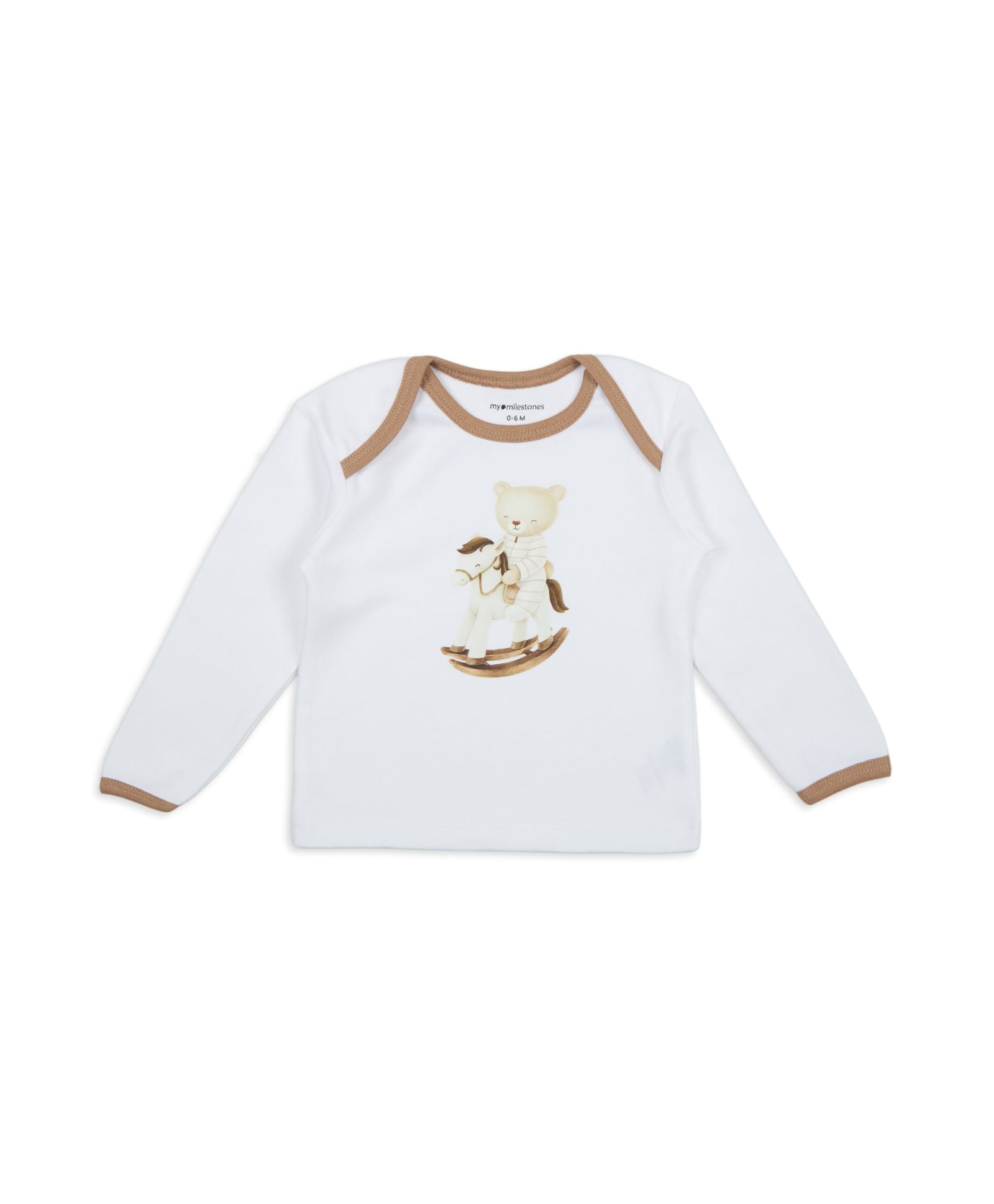 Infant Essentials Gift Set Full Sleeves Fawn - 8 Pieces