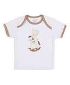 Infant Essentials Gift Set Short Sleeves Fawn - 8 Pieces