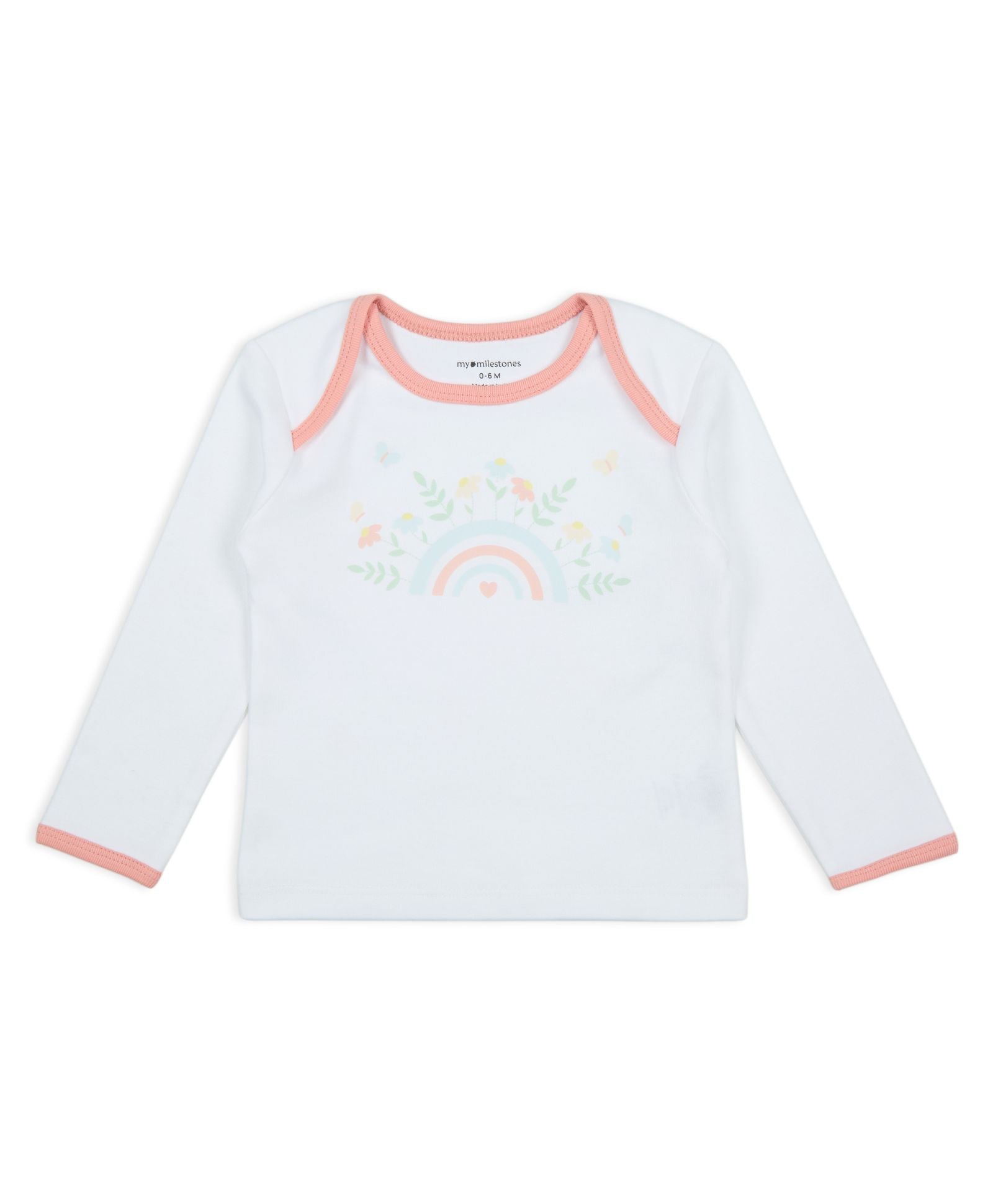 Infant Essentials Gift Set Full Sleeves Peach - 8 Pieces