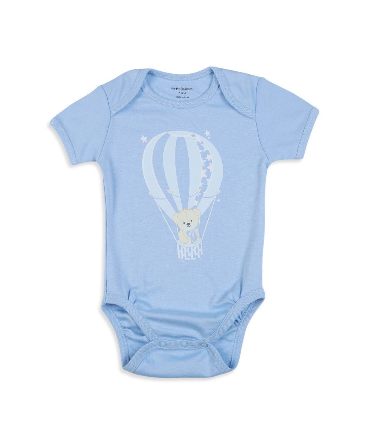 Infant Essentials Gift Set Short Sleeves Blue Bell - 8 Pieces