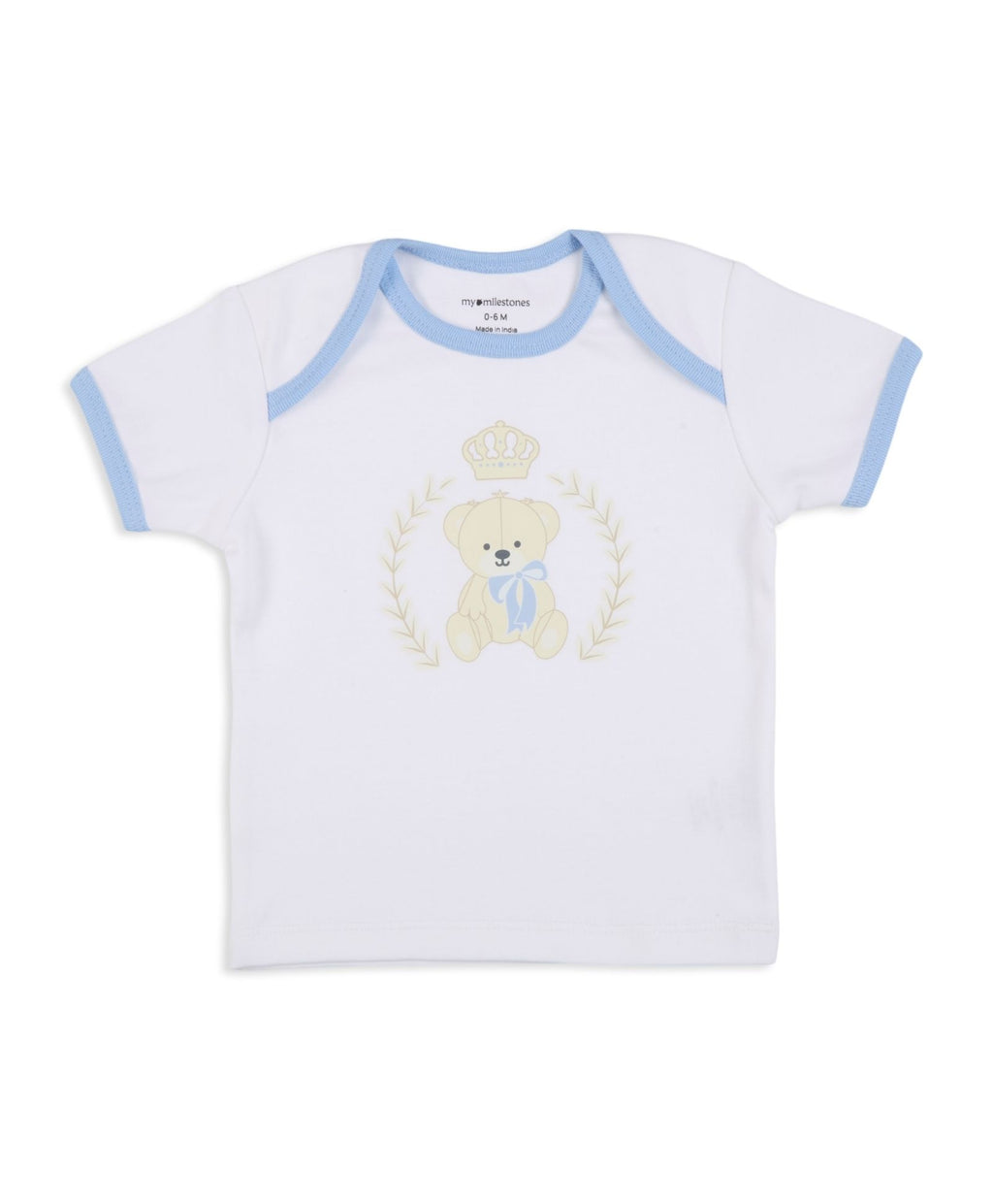 Infant Essentials Gift Set Short Sleeves Blue Bell - 8 Pieces