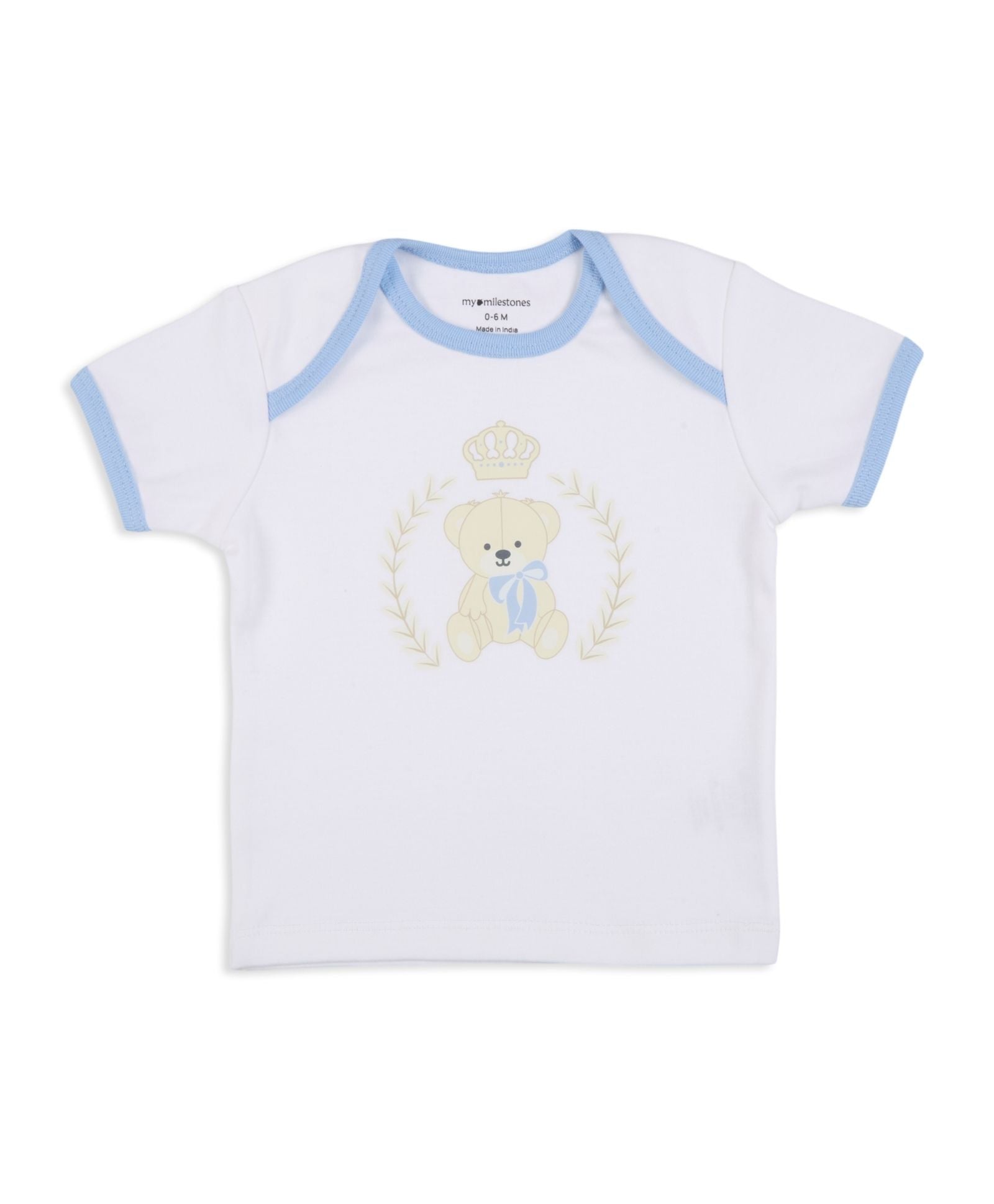 Infant Essentials Gift Set Short Sleeves Blue Bell - 8 Pieces