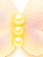 Pink butterfly Hairclips