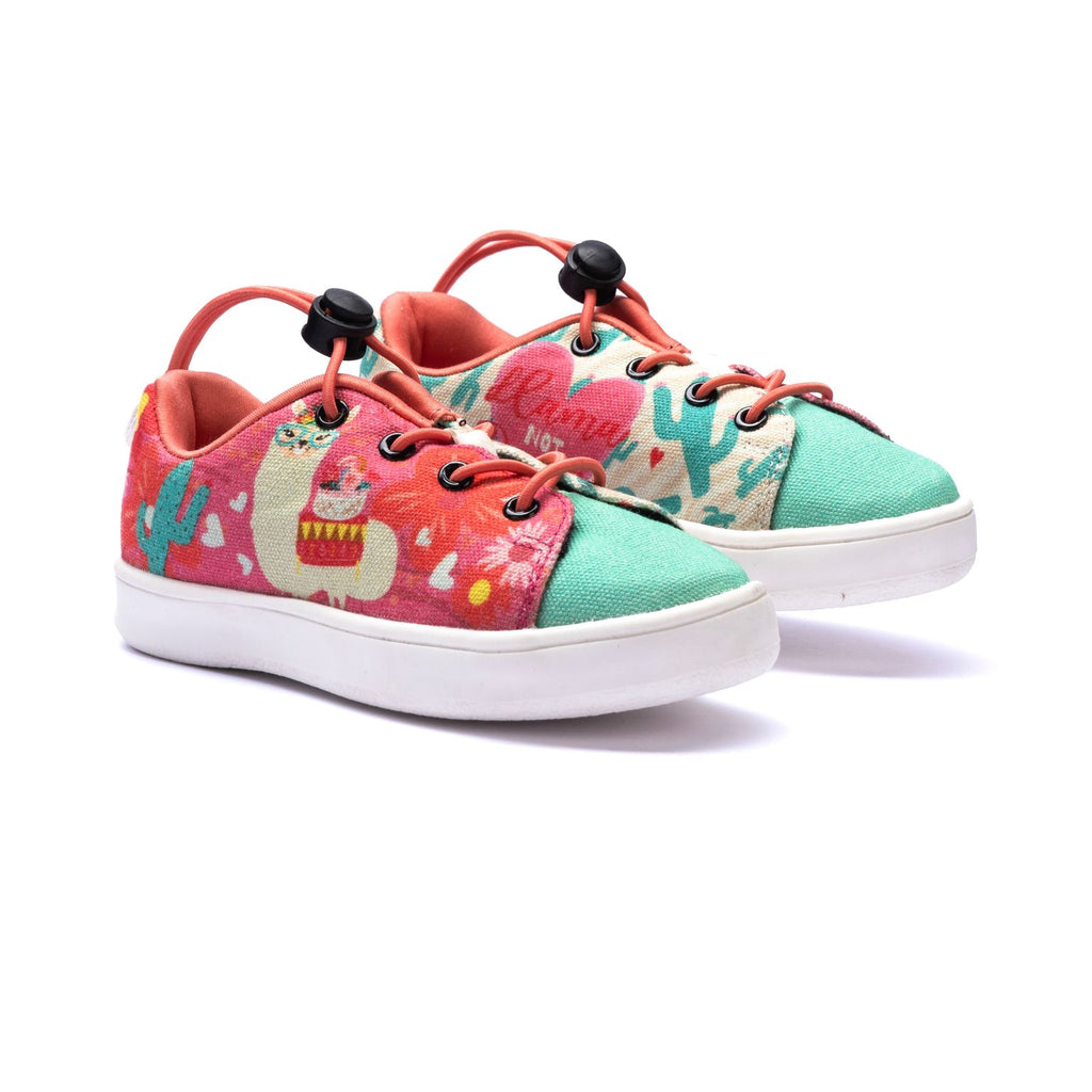 Kids Sheep Sneakers| Fancy Corded Shoes with Velcro Closure | Comfortable & Stylish Footwear