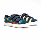 Kids Space Straps Sneakers | Cosmic-Themed Low-Top Shoes with Velcro | Lightweight & Anti-Skid Sneakers for Kids