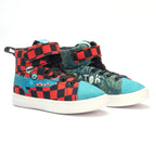 Kids Alligator Hi-Top Sneakers | Bold Corded Shoes with Lace-Up Closure | Stylish & Anti-Skid Sneakers for Kids