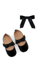 Black bow ballerina & Glitter Hair clips