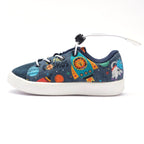Kids Space Sneakers| Fancy & Comfortable Velcro Shoes with Cord Laces