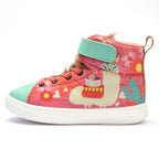 Kids Sheep Hi-Top Sneakers | Playful Corded Lace-Up Shoes | Lightweight & Anti-Skid Sneakers for Kids