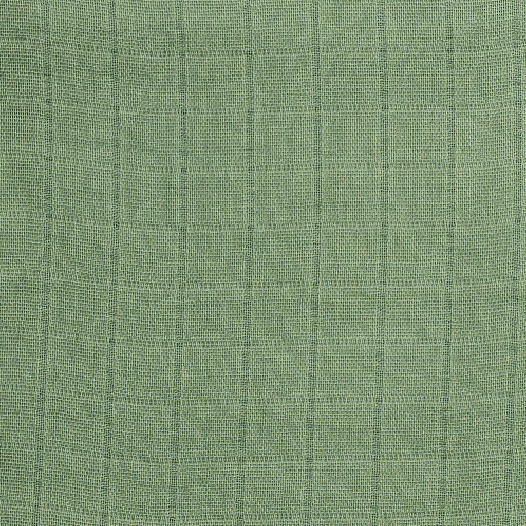 Unisex Organic Cotton Muslin Swaddles, 0-1 years-Palm Paradise-Green
