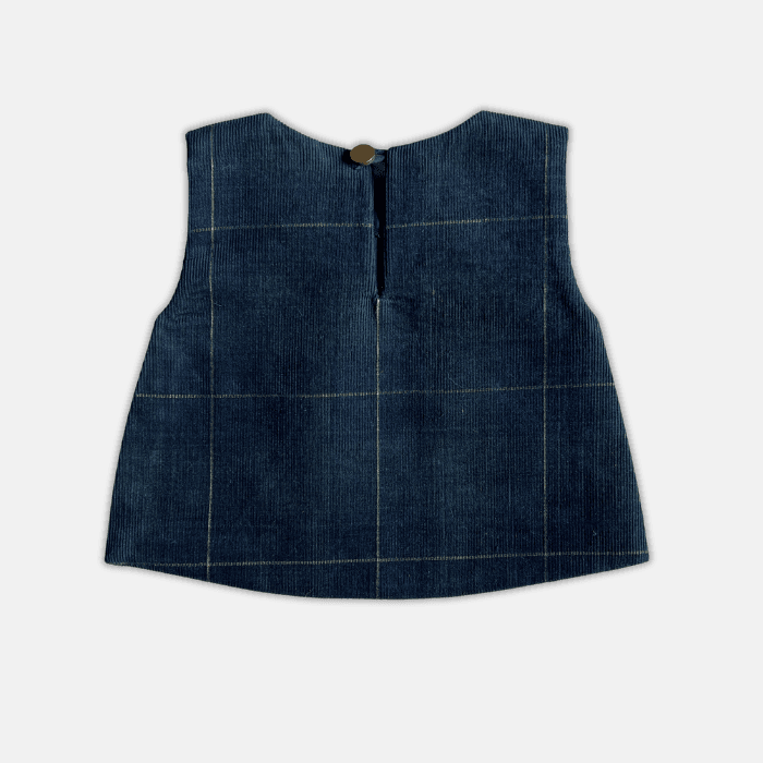 Corduroy Pleated Skirt Set