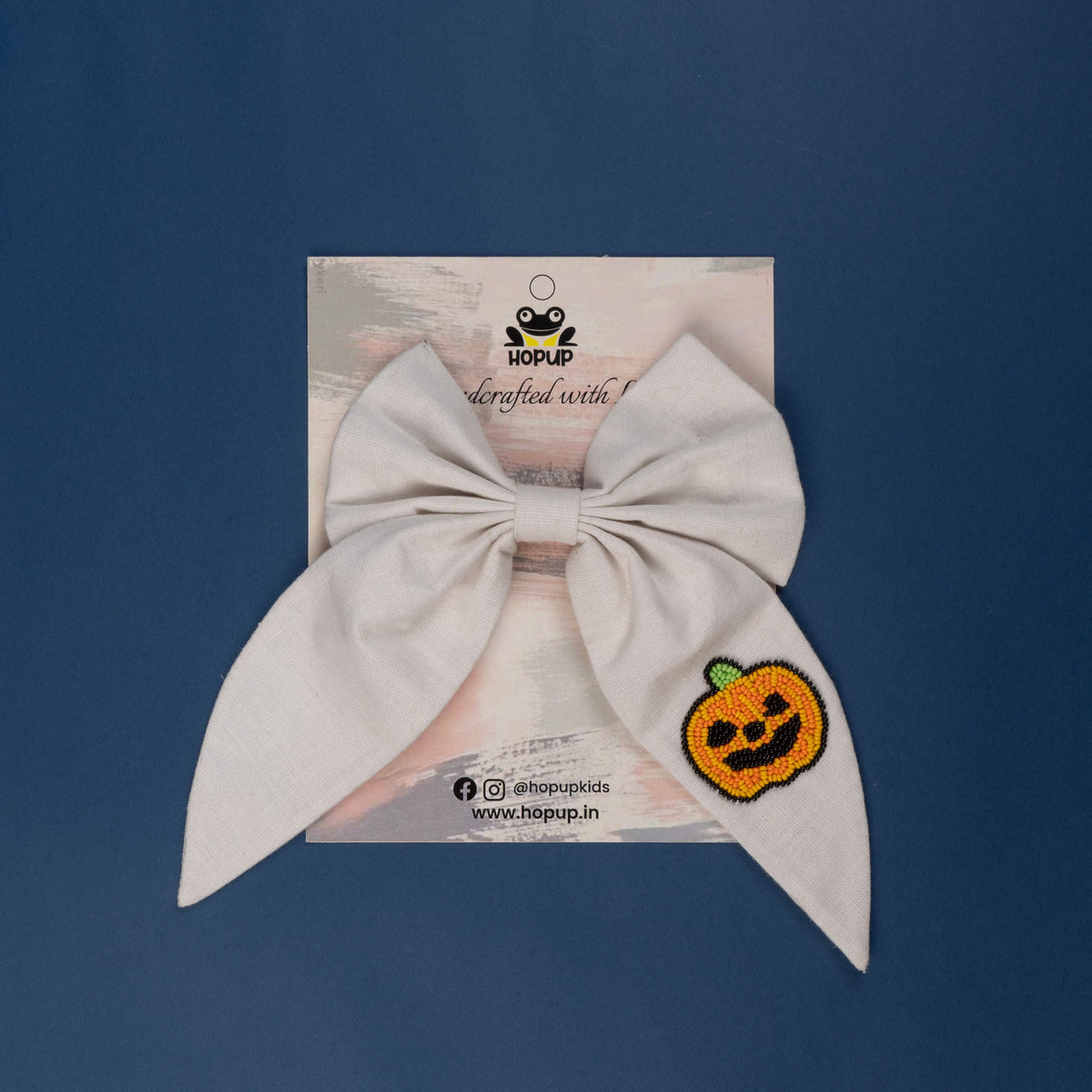 Pumpkin Spice – Big Designer Pumpkin Hair Bow (Set of 1)