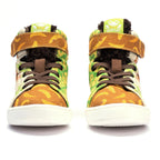 Kids Monkey Hi-Top Sneakers | Playful Corded Lace-Up Shoes | Lightweight & Anti-Skid Sneakers for Kids