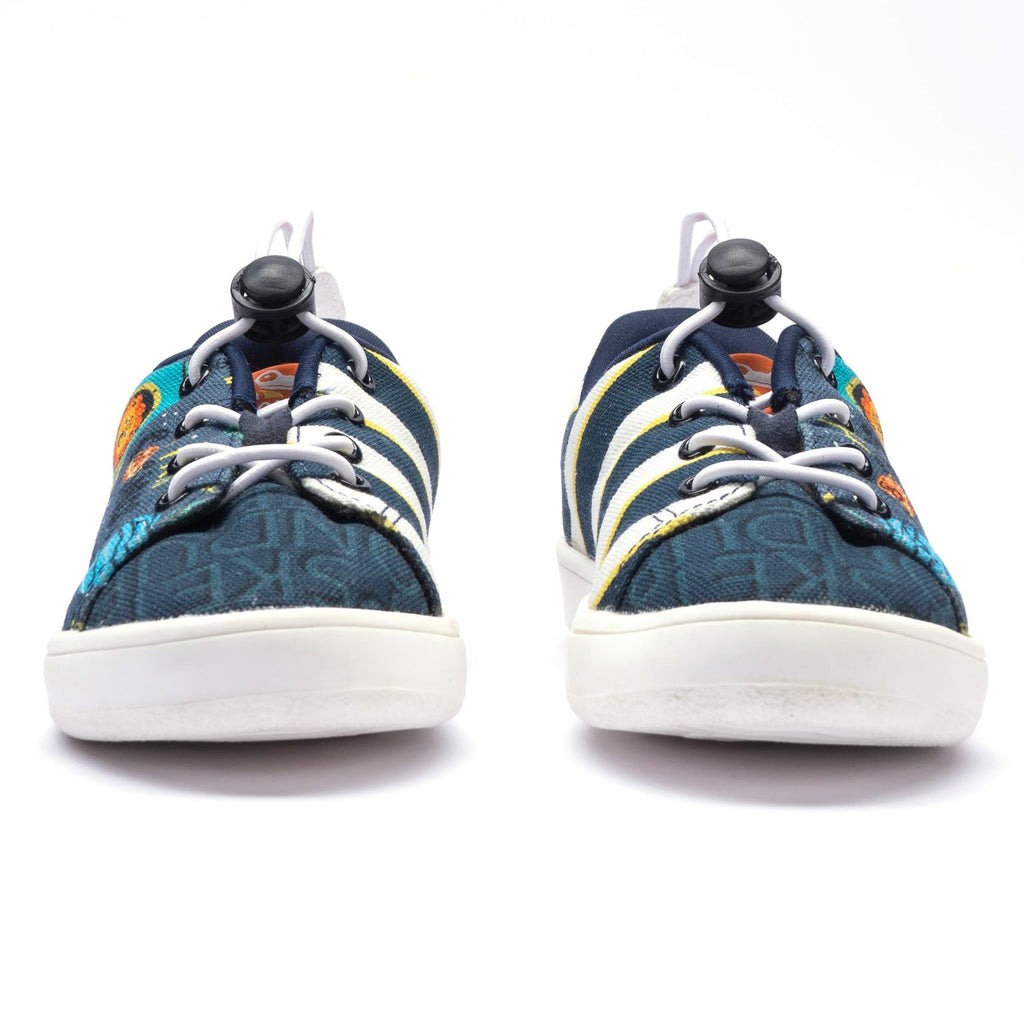 Kids Space Sneakers| Fancy & Comfortable Velcro Shoes with Cord Laces