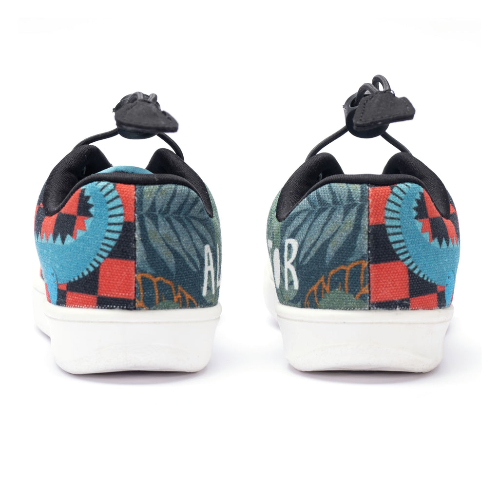 Kids Jungle Straps Sneakers | Nature-Inspired Low-Top Shoes with Velcro | Lightweight & Anti-Skid Sneakers for Kids