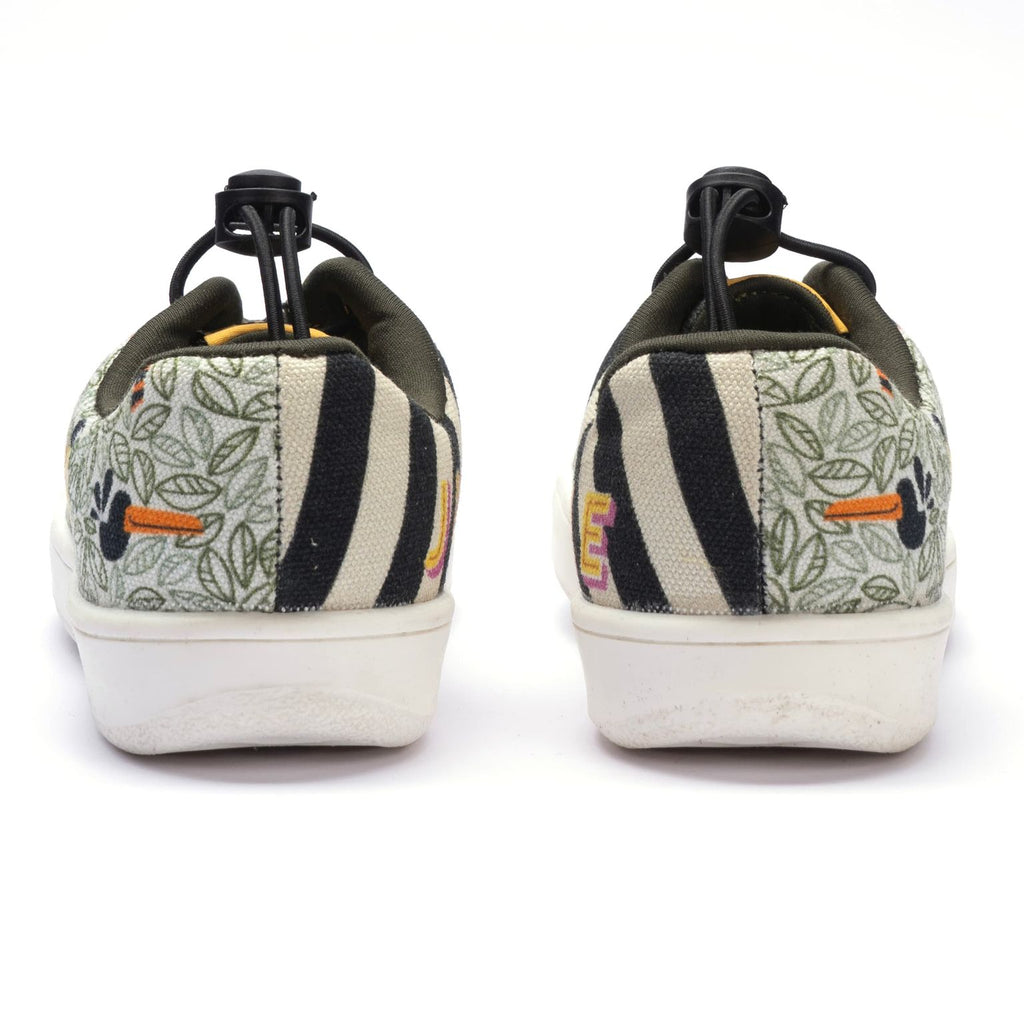 Kids Jungle Sneakers | Fancy Corded Shoes with Velcro Strap | Comfortable & Durable Footwear