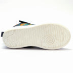 Kids Space Hi-Top Sneakers | Cosmic-Themed Quilted Lace-Up Shoes | Lightweight & Anti-Skid Sneakers for Kids