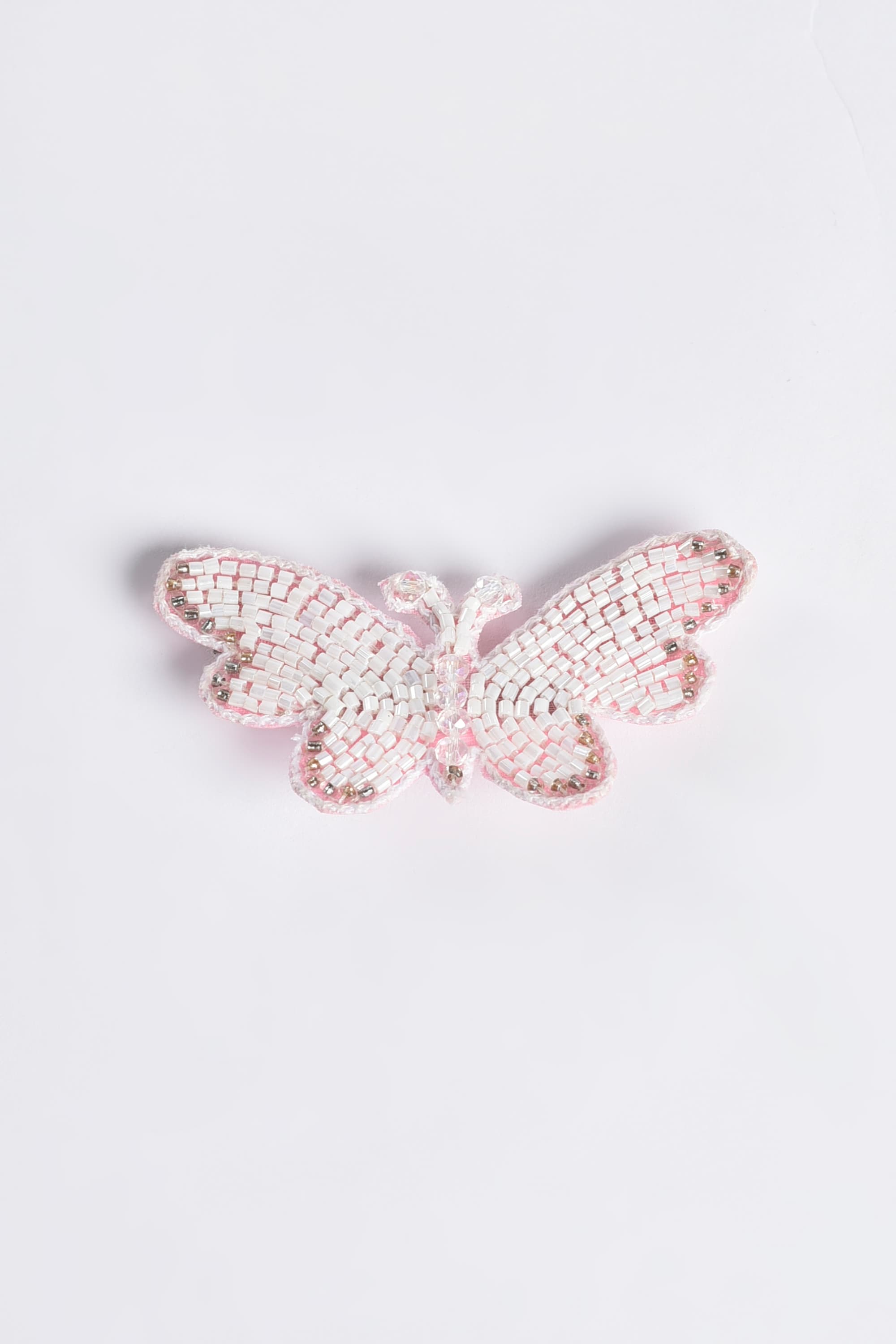 FlutterTales – Butterfly Hair Pins, White  (Set of 2)