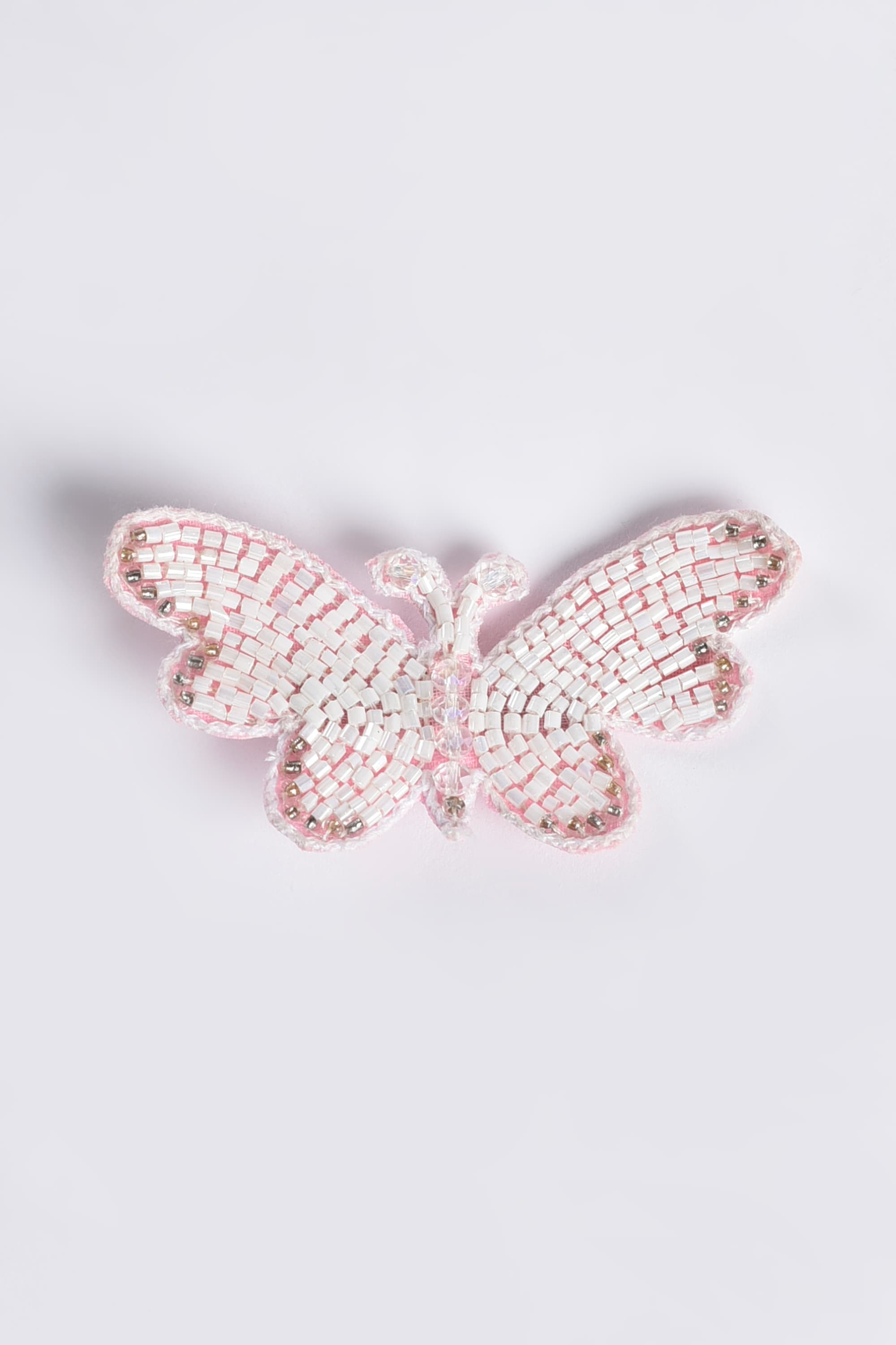 FlutterTales – Butterfly Hair Pins, White  (Set of 2)