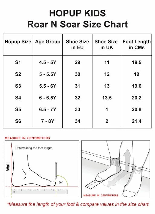 Roar Dino Shoes | Anti-Skid & Cushioned Kids Footwear | Flexible & Lightweight Shoes