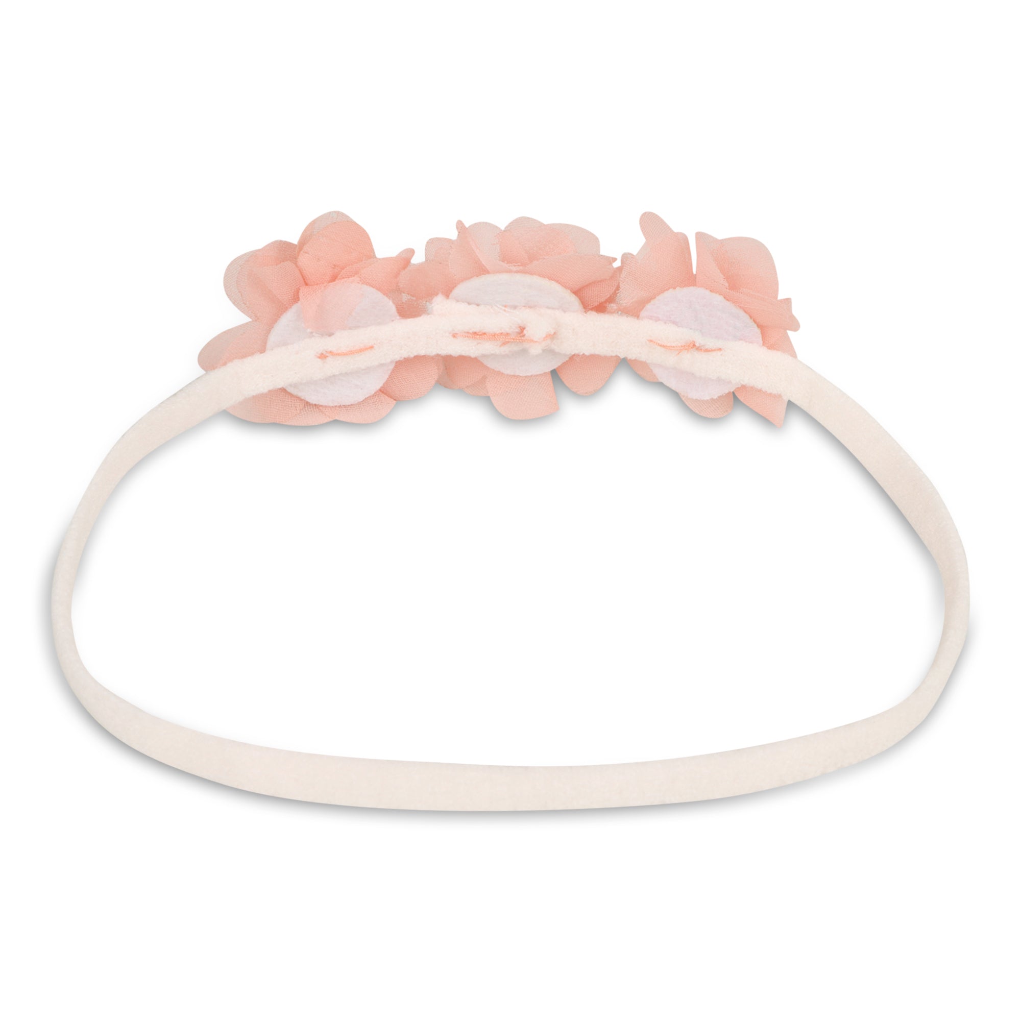 Pink flower hairband