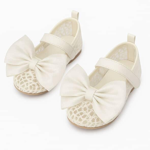 White Twirly Lace Ballerina